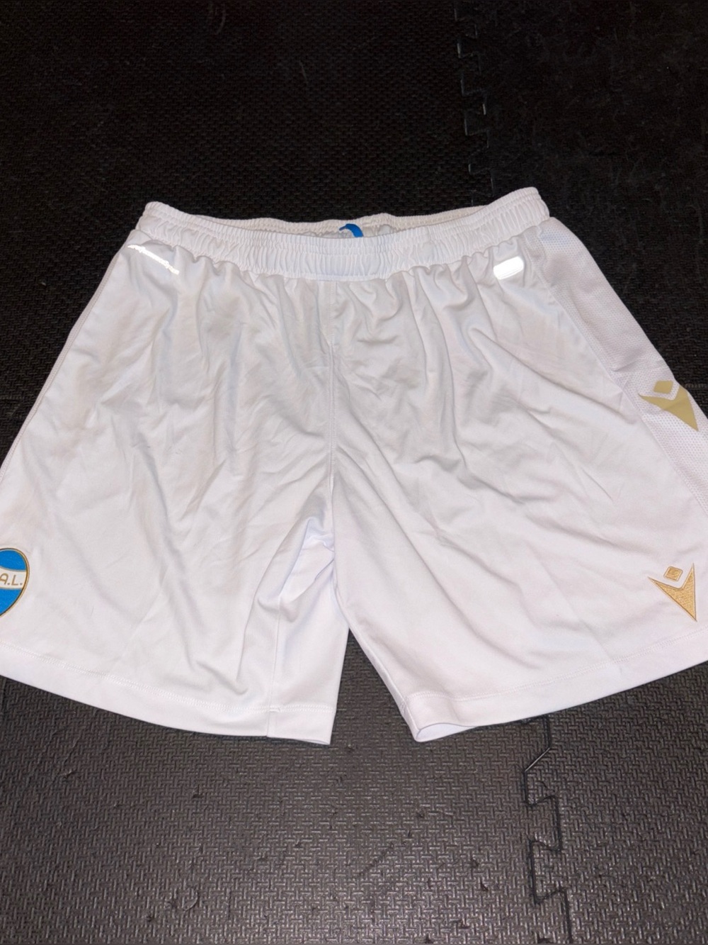 SPAL 1907 Home Football Shorts 2021/22 Macron Shorts White Size XL
